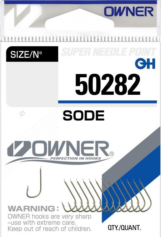 Набор крючков рыболовных Owner Sode brown №6 / 50282-06 (13шт)