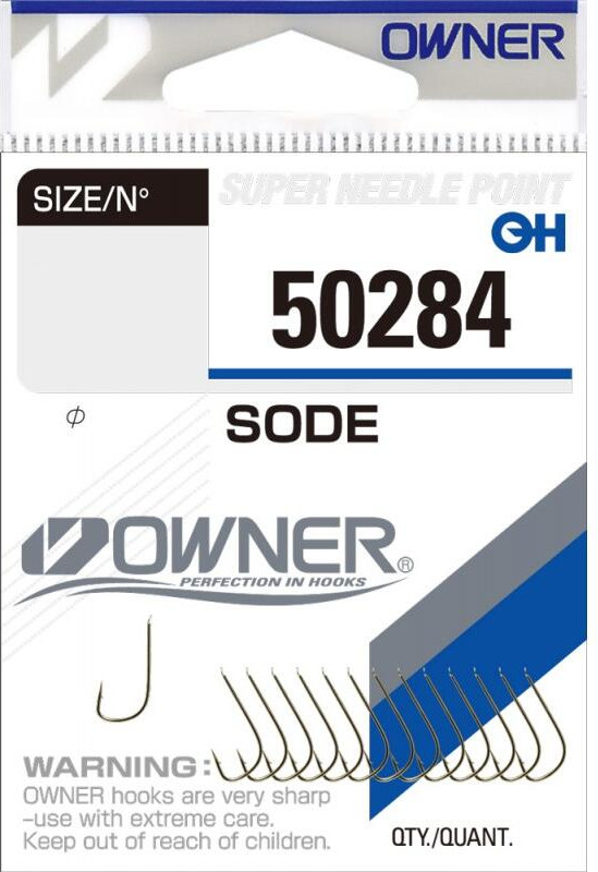 Набор крючков рыболовных Owner Sode gold №9 / 50284-09 (14шт)