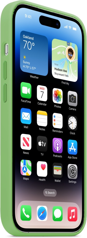Чехол-накладка Bingo Silicone Case для Apple iPhone 15 Pro Max (мятный) — фото 3
