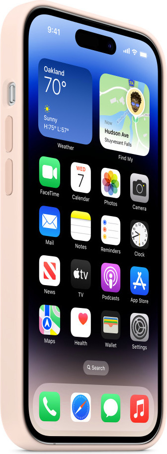 Чехол-накладка Bingo Silicone Case для Apple iPhone 15 Pro Max (пудровый) — фото 3