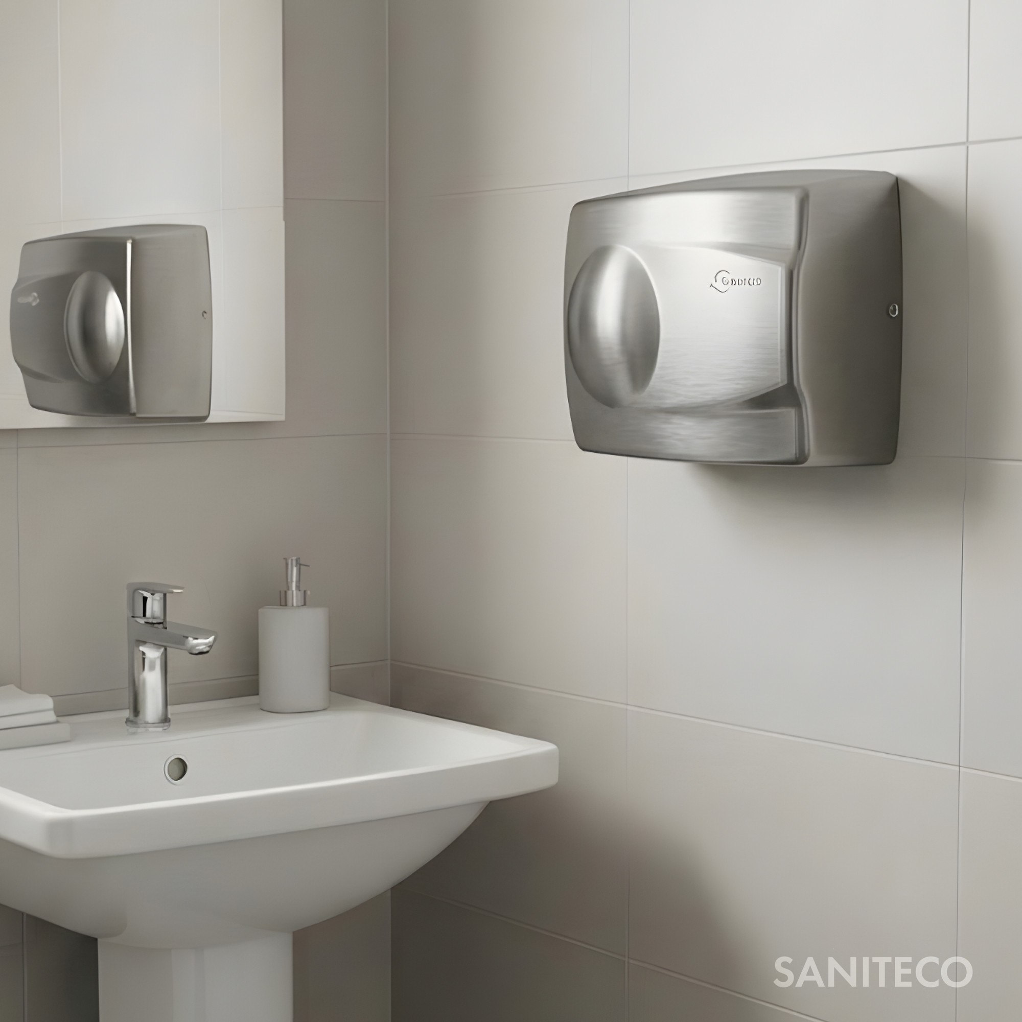 Сушилка для рук Saniteco M-298B (1500W) — фото 3