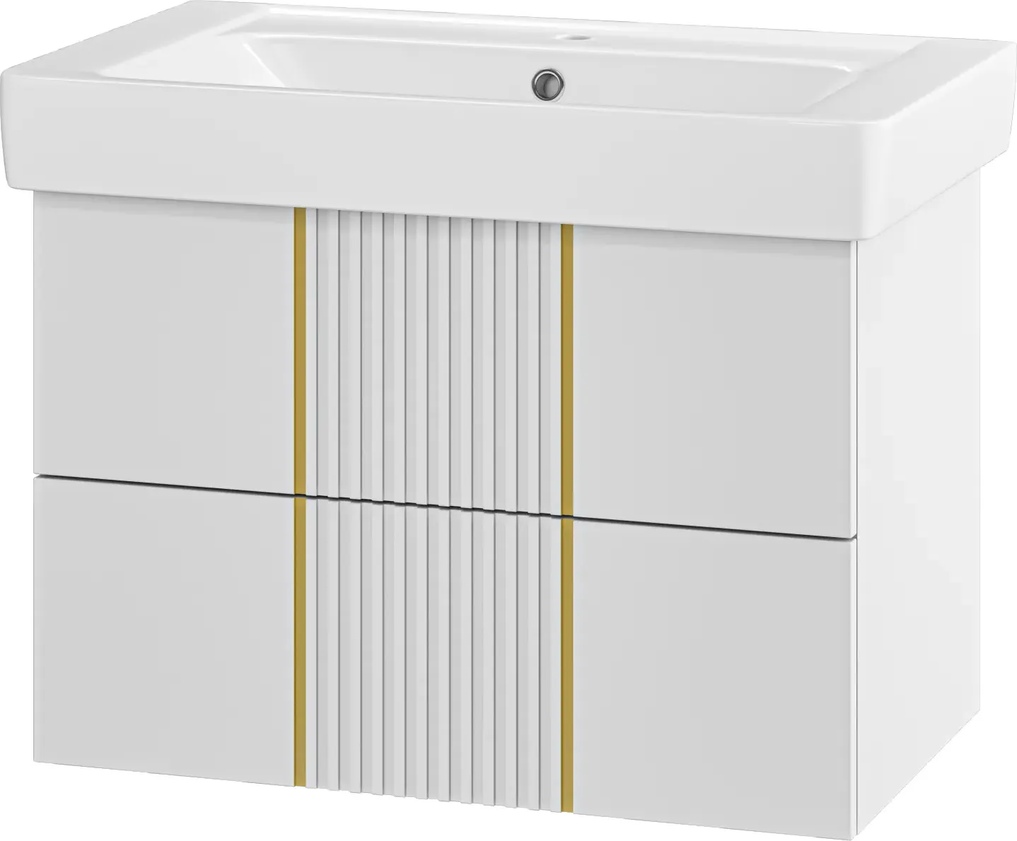 Тумба с умывальником Brevita Vega 80 / VEG-09080-0102Я+192185