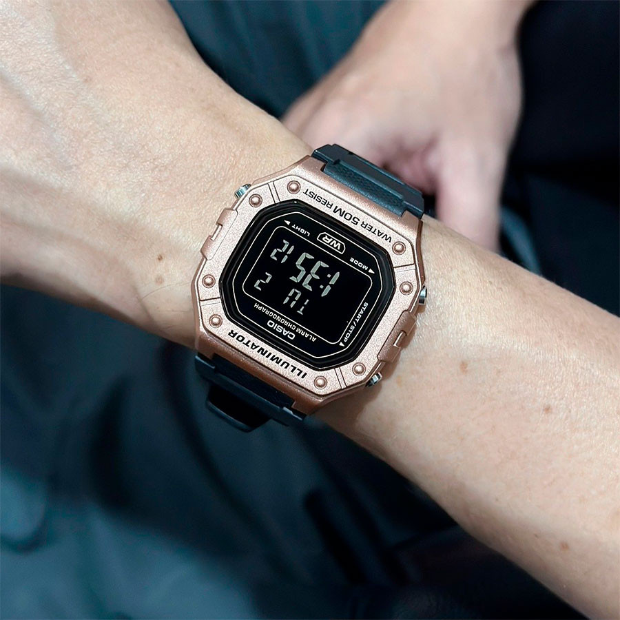 Часы наручные мужские Casio W-218HM-5B — фото 5