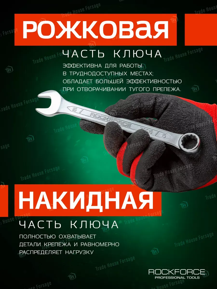 Гаечный ключ RockForce RF-75515 (708) — фото 3
