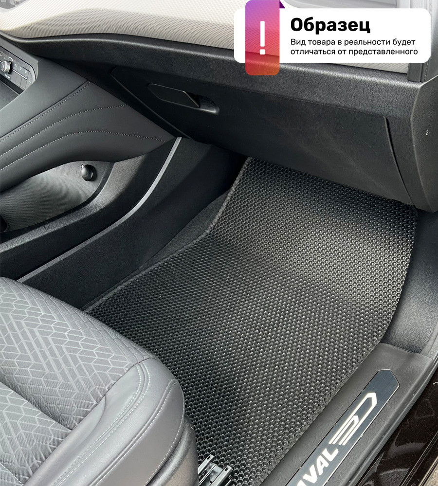Комплект ковриков для авто Alicosta 0064_1 для Alfa Romeo 147 I 937B/937A 2000-2010 (EVA соты, черный) — фото 8