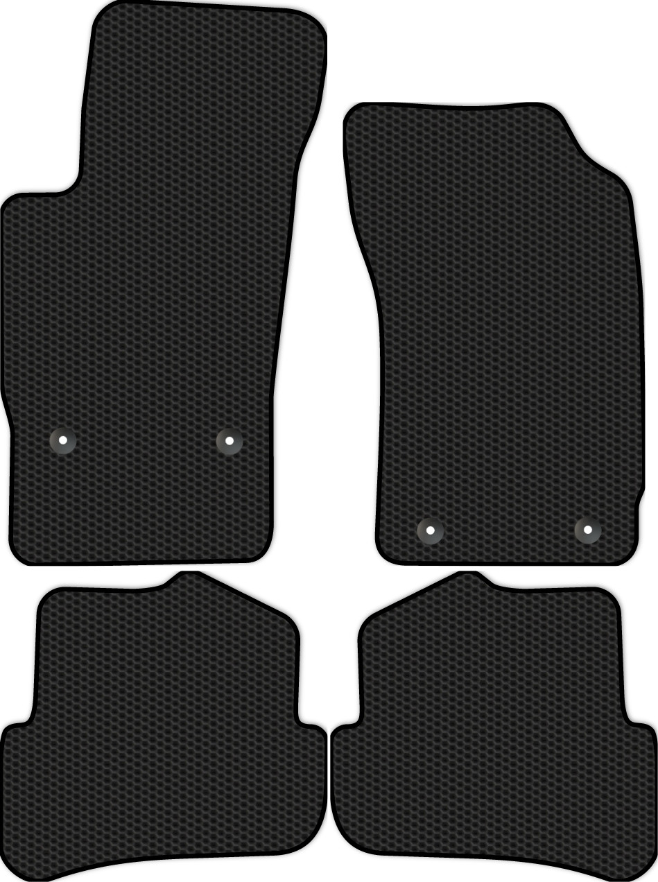 Комплект ковриков для авто Alicosta 0073_1 для Audi A1 I хэтчбек 5дв/8XA/8X1 2010-2016 (Eva соты, черный)