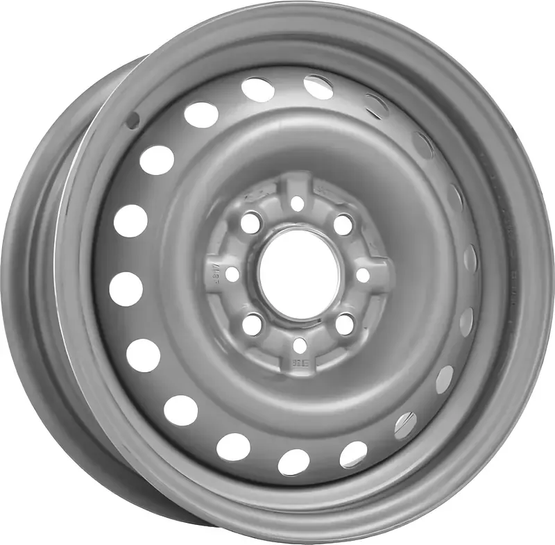 Штампованный диск Eurodisk 64A39Z 15x6" 4x100мм DIA 56.6мм ET 39мм Silver