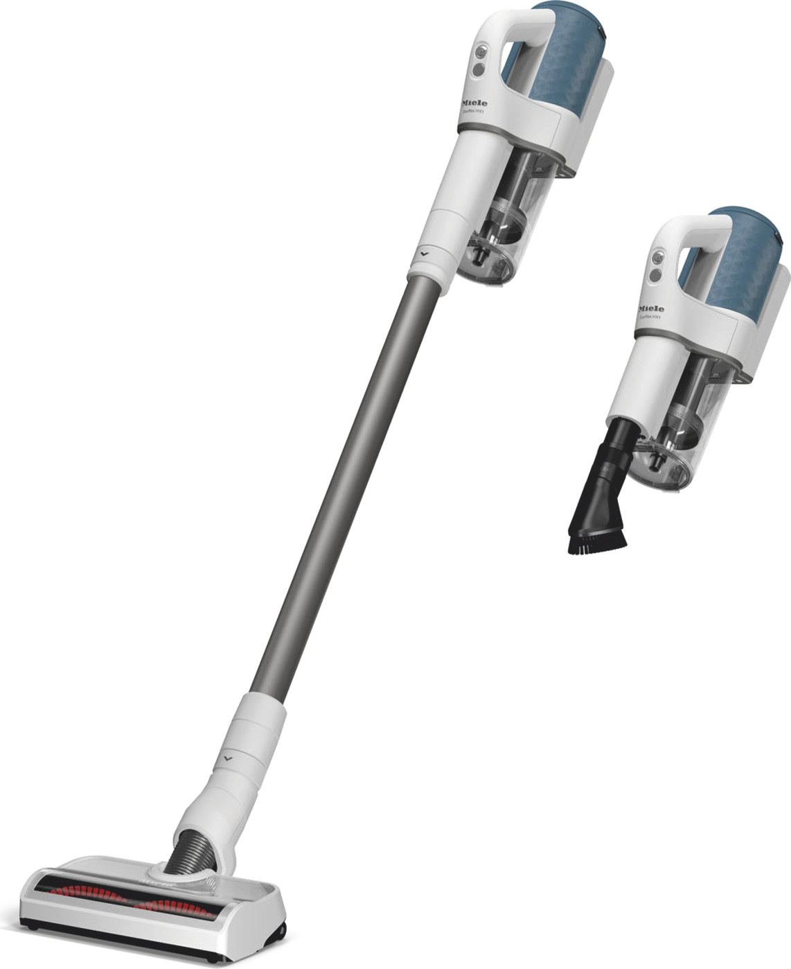 Вертикальный пылесос Miele SQLL0 Duoflex HX1 / 41QLL031EU1 (белый, синий) — фото 2