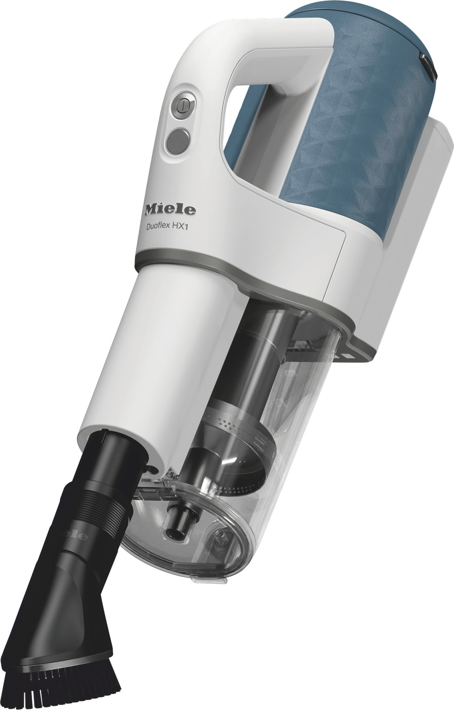 Вертикальный пылесос Miele SQLL0 Duoflex HX1 / 41QLL031EU1 (белый, синий) — фото 3