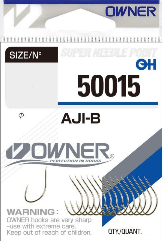 Набор крючков рыболовных Owner Aji B gold №6 / 50015-06 (14шт)
