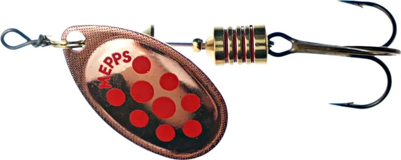 Блесна Mepps Aglia Decoree Copper/Red Dots №3 / 529036