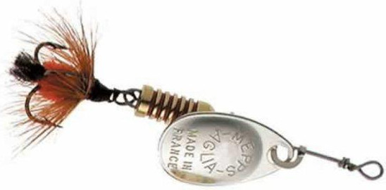 Блесна Mepps Aglia Mouche Silver/Red Fly №0 / 529084