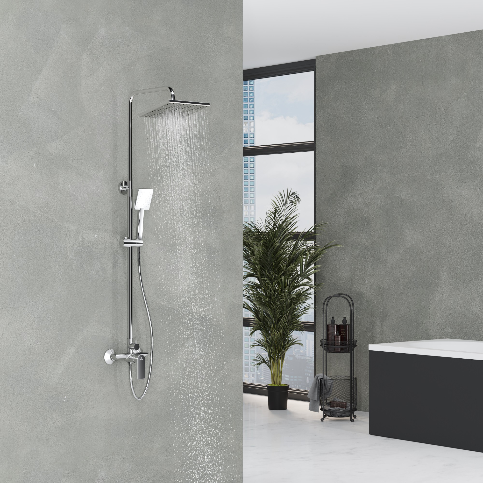 Душевая система со смесителем Lauter Rain 21CK505С-S2124 — фото 5