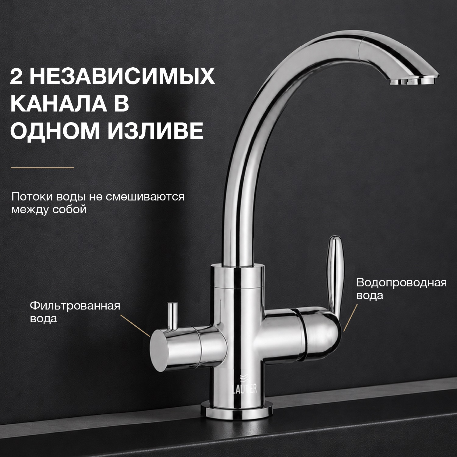 Смеситель Lauter Key 21АМ611931 — фото 2