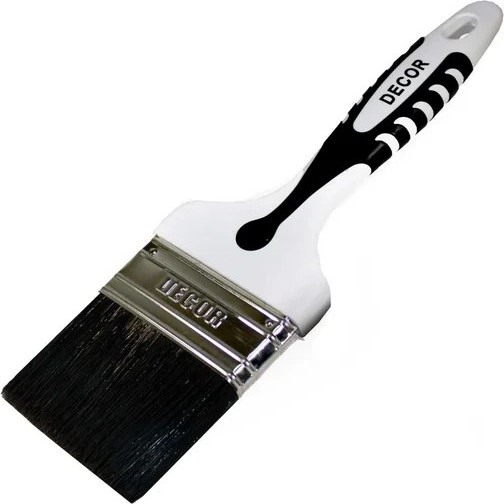 Кисть малярная Decor Black White для грунта / 840-035 (35х15мм)