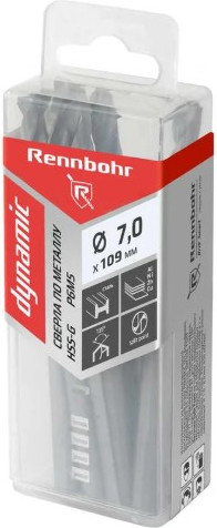 Набор сверл Rennbohr 7.0х109мм Dinamic P9M3 / 666070 (10шт)