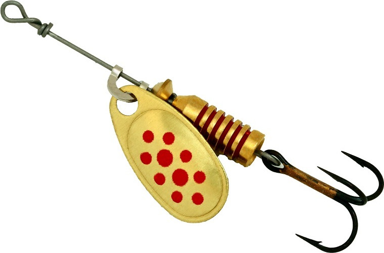 Блесна Mepps Comet 5 Gold/Red Dots / 529332-B