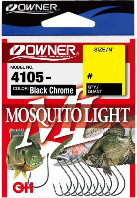 Набор крючков рыболовных Owner Mosquito Light BC №10 / 4105-011 (12шт)