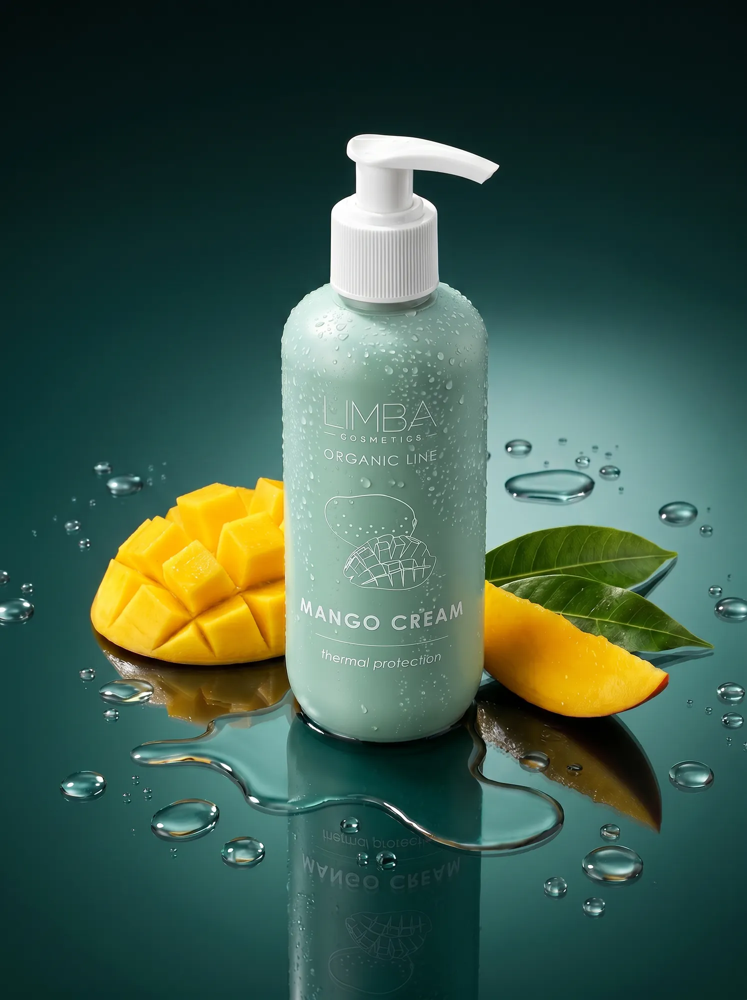 Крем для волос Limba Cosmetics Organic Line Mango термозащита (200мл) — фото 4