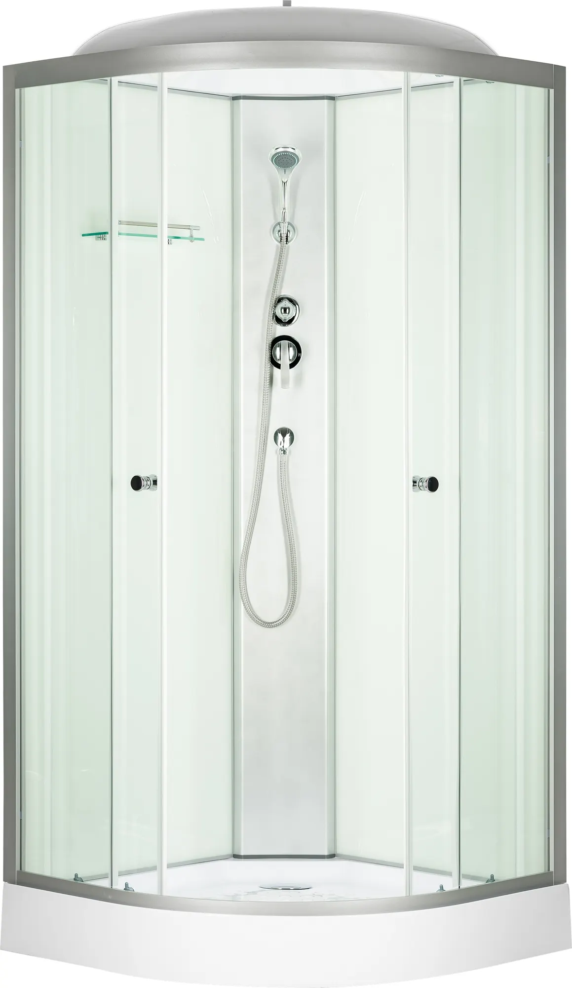 Душевая кабина Saniteco BST-190W (90x90, белый/прозрачное стекло)