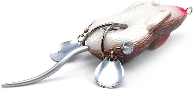 Мягкая приманка Namazu Mouse 18 YR Hooks BN 2 / N-MP76-26-18 — фото 3