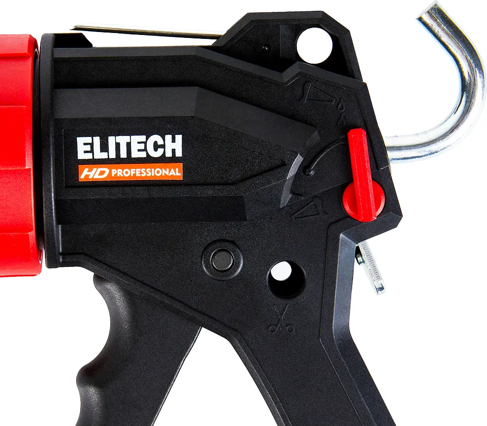Пистолет для герметика Elitech HD / 1350 H 710402 / 207211 — фото 4