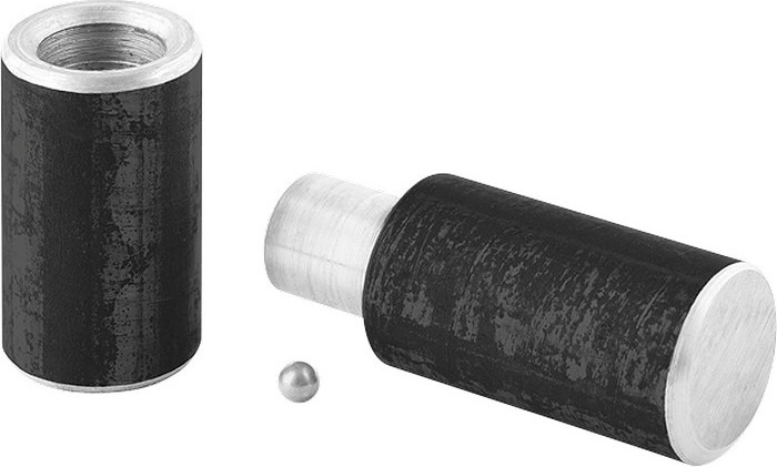 Петля точечная СибрТех Гаражная с шаром 50x180мм / 92021 (2шт)