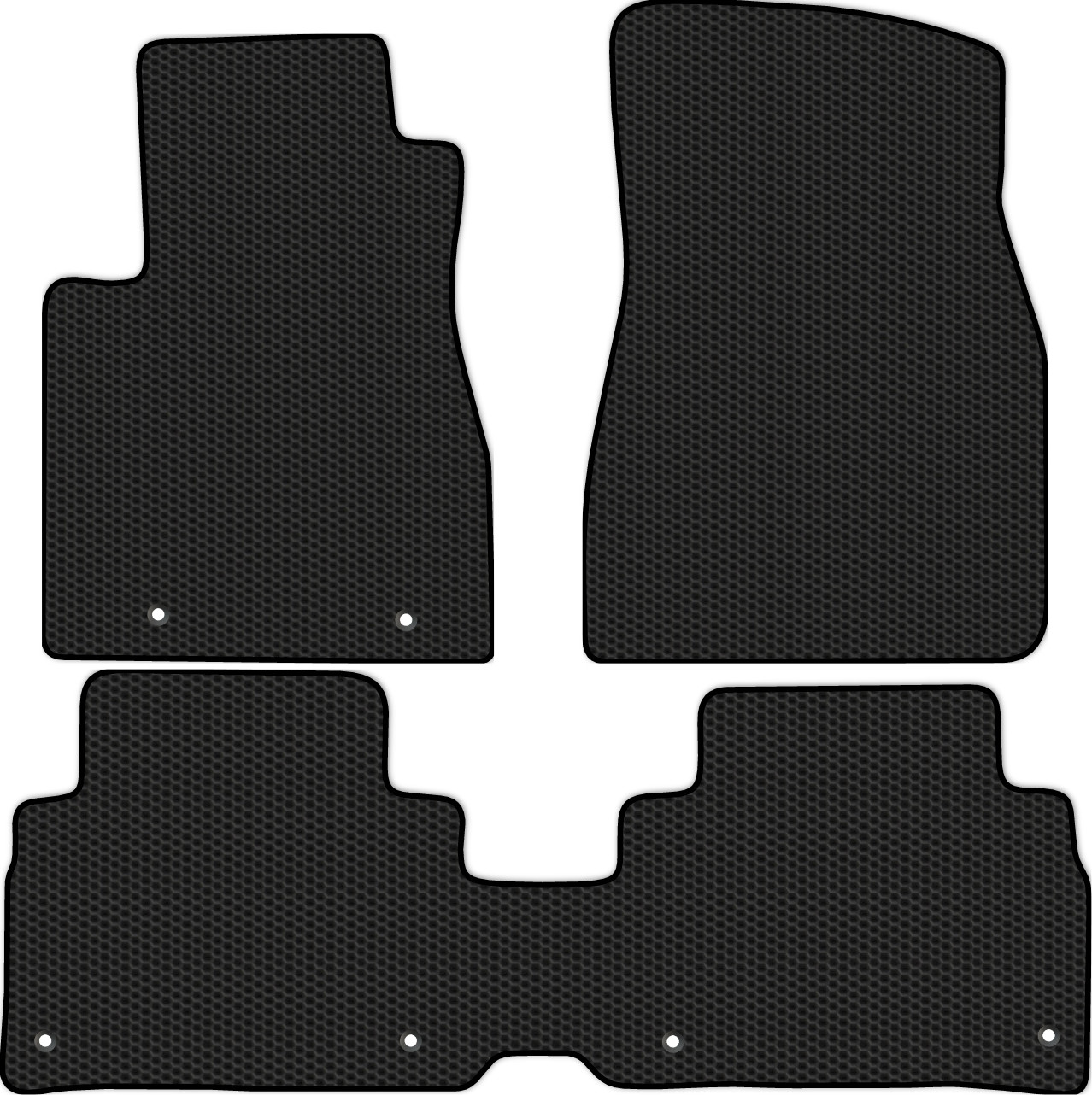 Комплект ковриков для авто Alicosta 2359_1 для Lexus RX300 SUV/MCU35 2003-2006 (EVA соты, черный) — фото 1