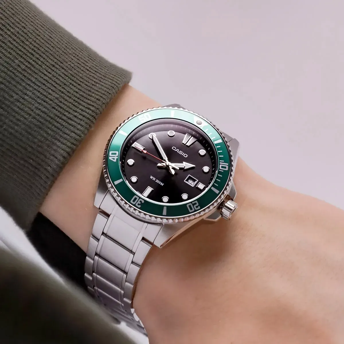 Часы наручные мужские Casio MDV-107D-3A2 — фото 4