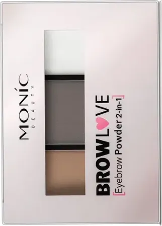 Тени для бровей Monic Beauty Brow Love тон 03 Medium Brown
