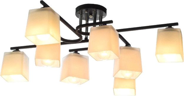 Люстра Aitin-Pro НПБ 02-8x60-102 N6194/8 (черный/хром)