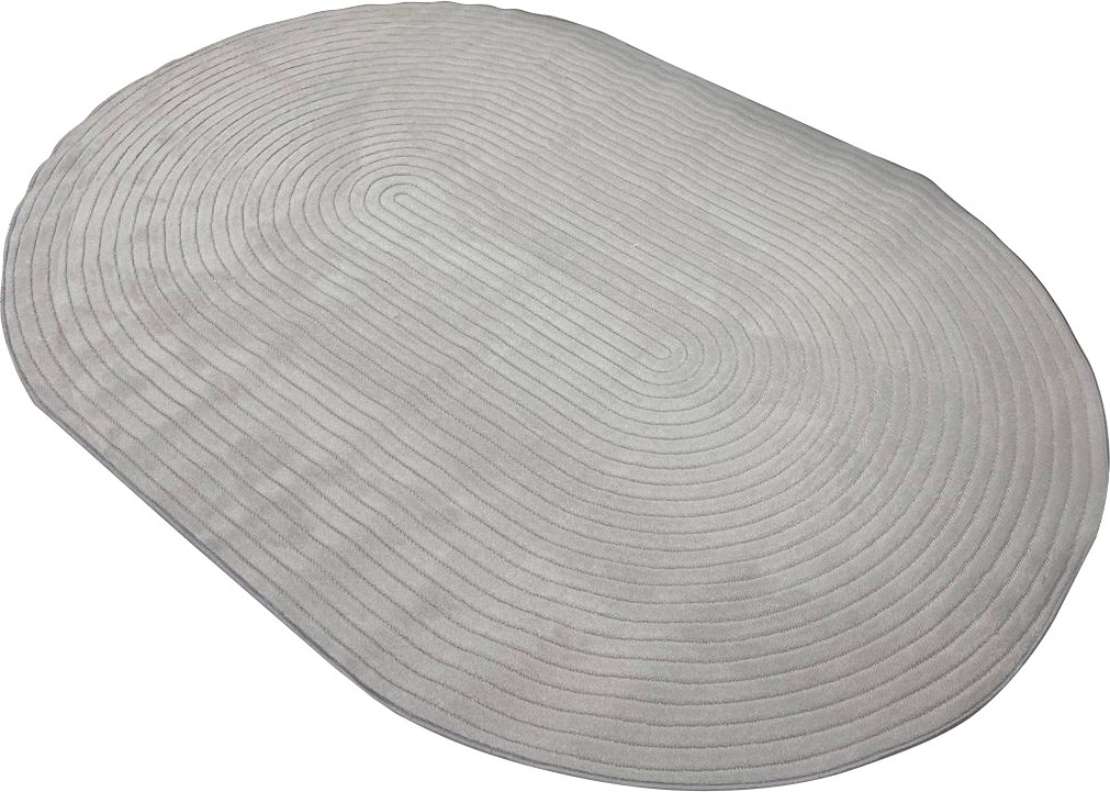 Ковер Radjab Carpet Сканди Сизаль Овал 10936B / 12220RK (2x2.9, Grii/Grii)