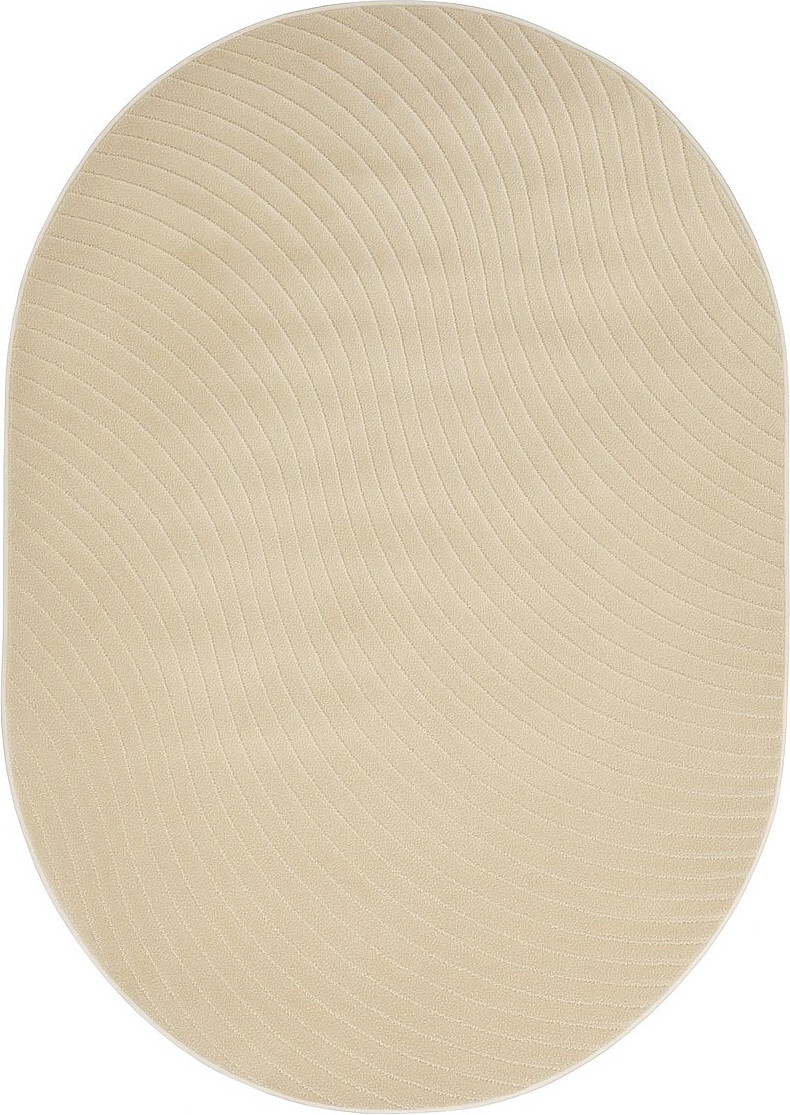 Ковер Radjab Carpet Сканди Сизаль Овал 10935A / 12272RK (1.6x3, Beige C/Beige C)