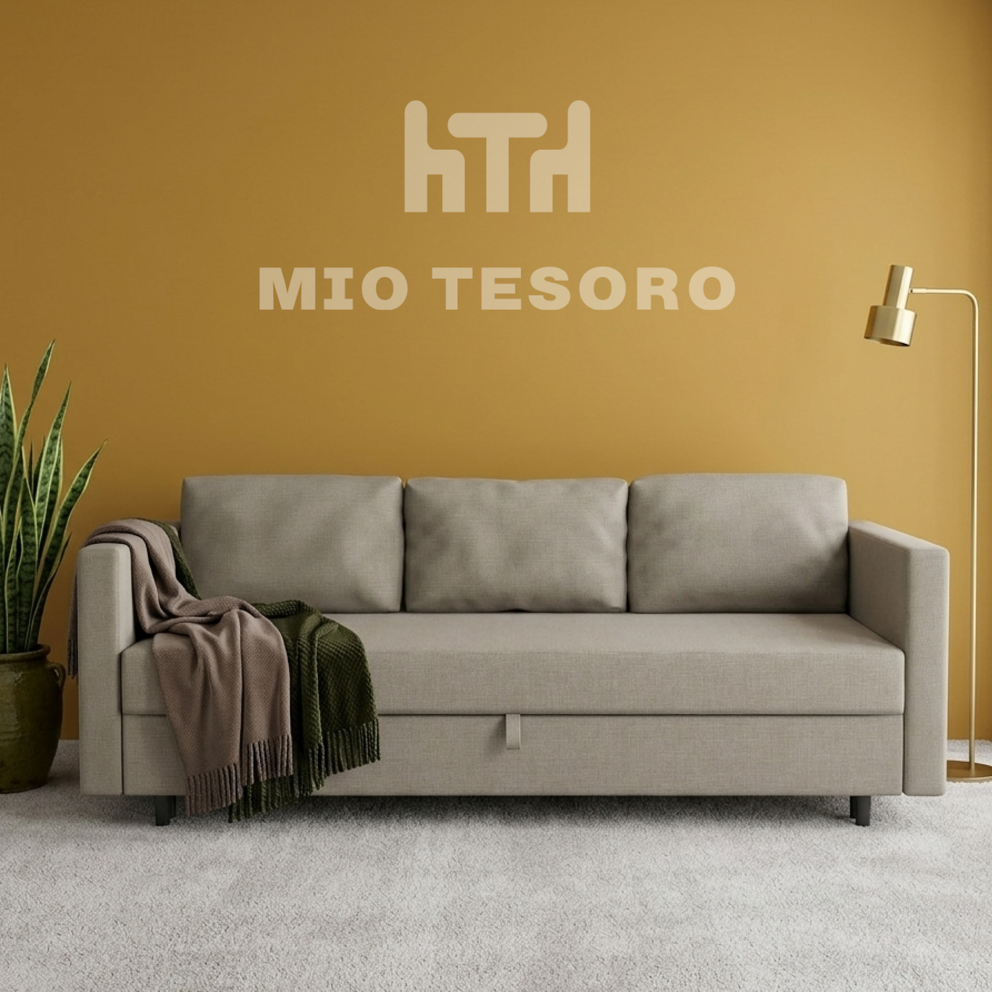 Диван Mio Tesoro Тойво SB3 (Malmo 16 Beige-grey) — фото 5