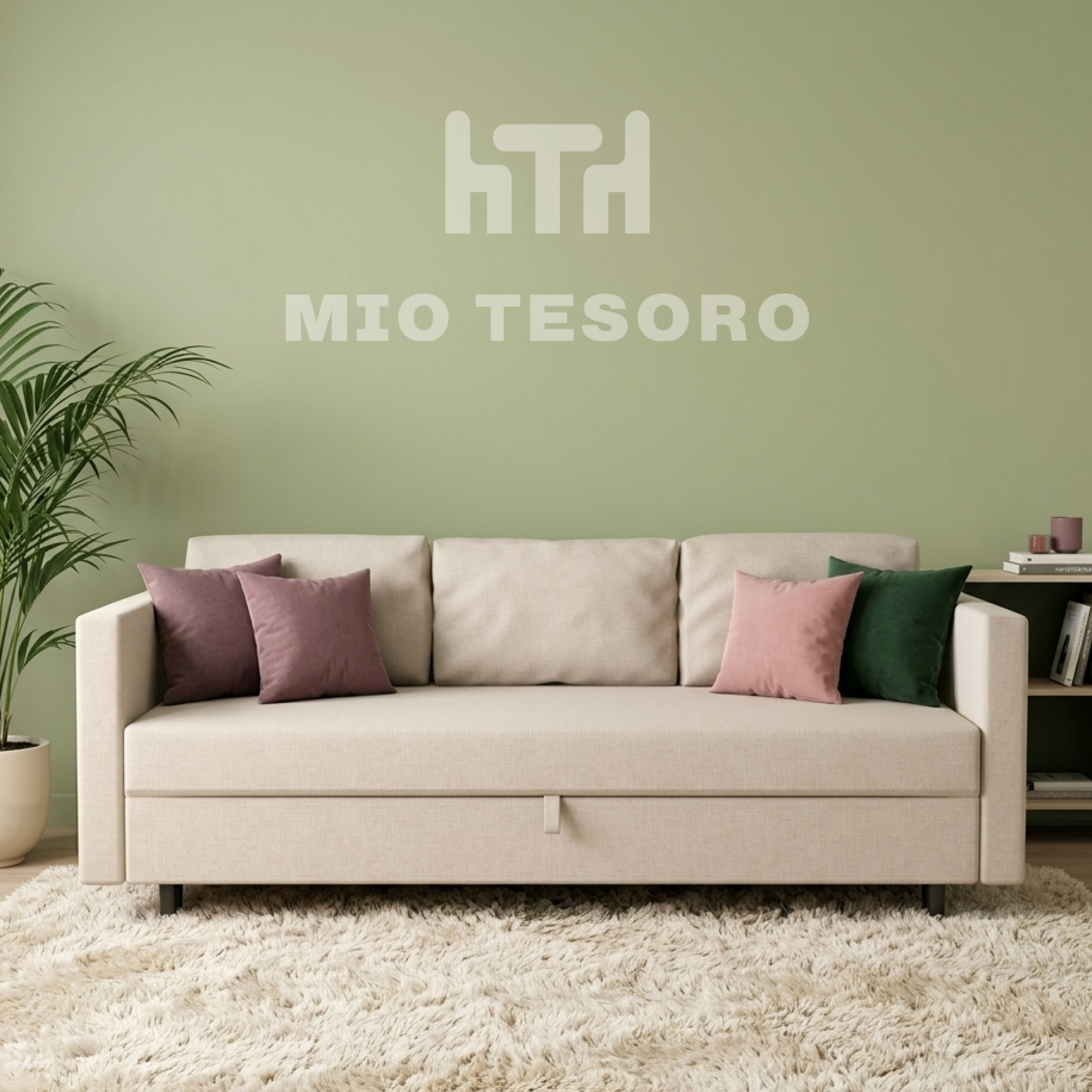 Диван Mio Tesoro Тойво SB3 (Twist 01 Cream) — фото 5