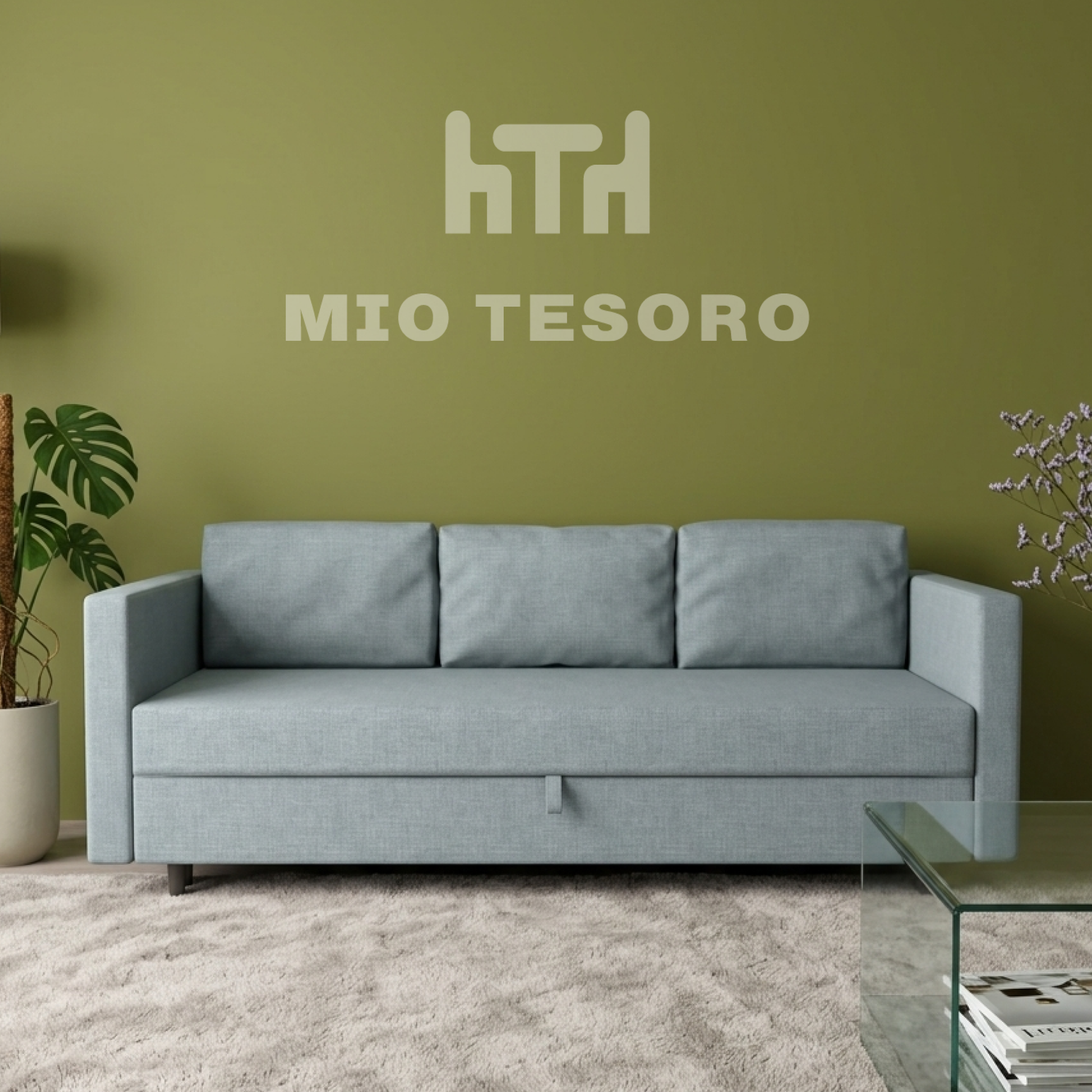 Диван Mio Tesoro Тойво SB3 (Malmo 72 Mint) — фото 5
