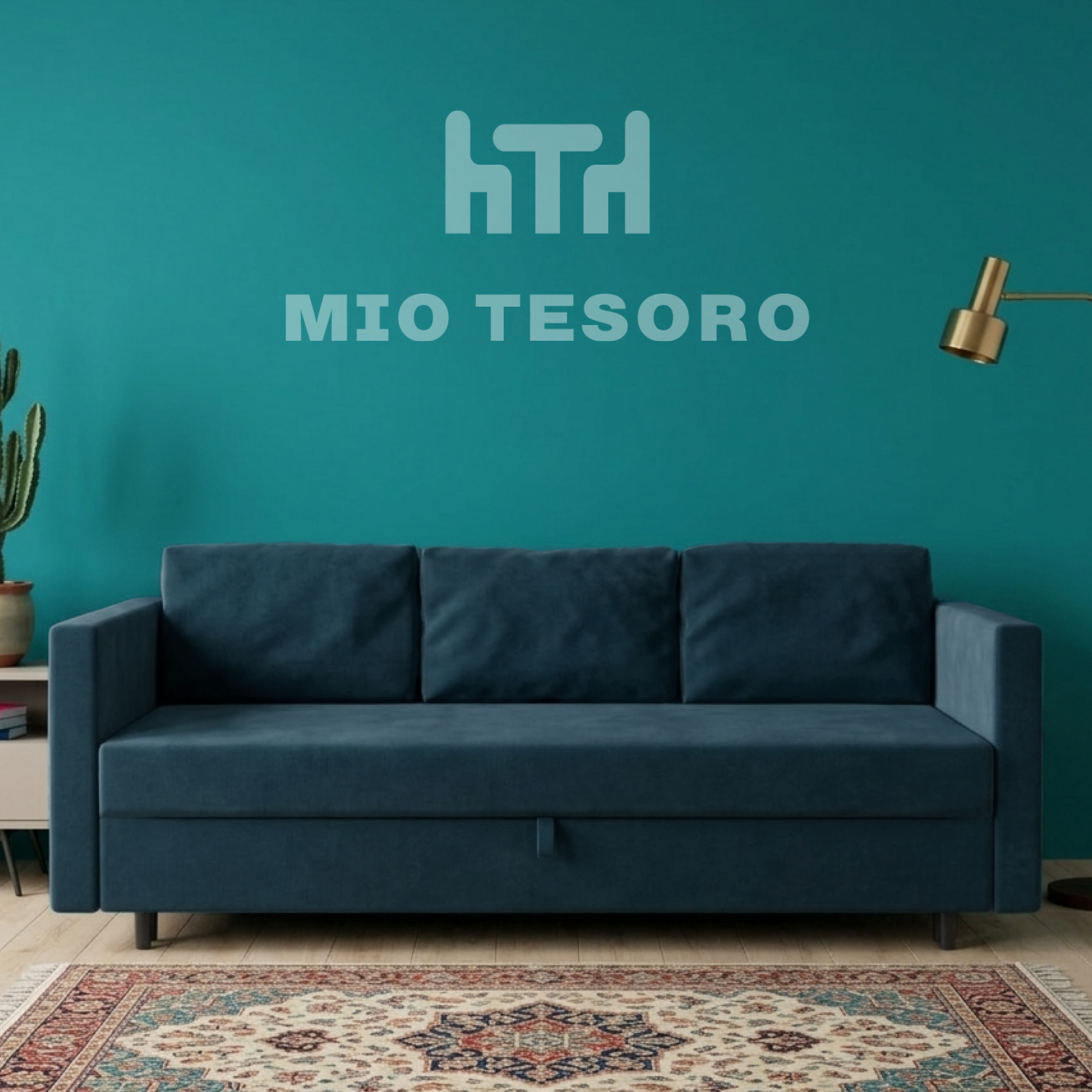 Диван Mio Tesoro Тойво SB3 (Malmo 81 Turquoise) — фото 5