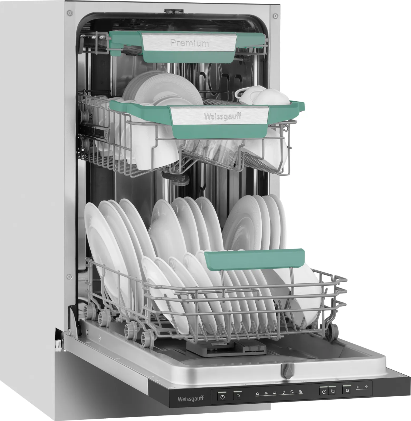 Посудомоечная машина Weissgauff BDW 4536 D Inverter AutoOpen Infolight — фото 6