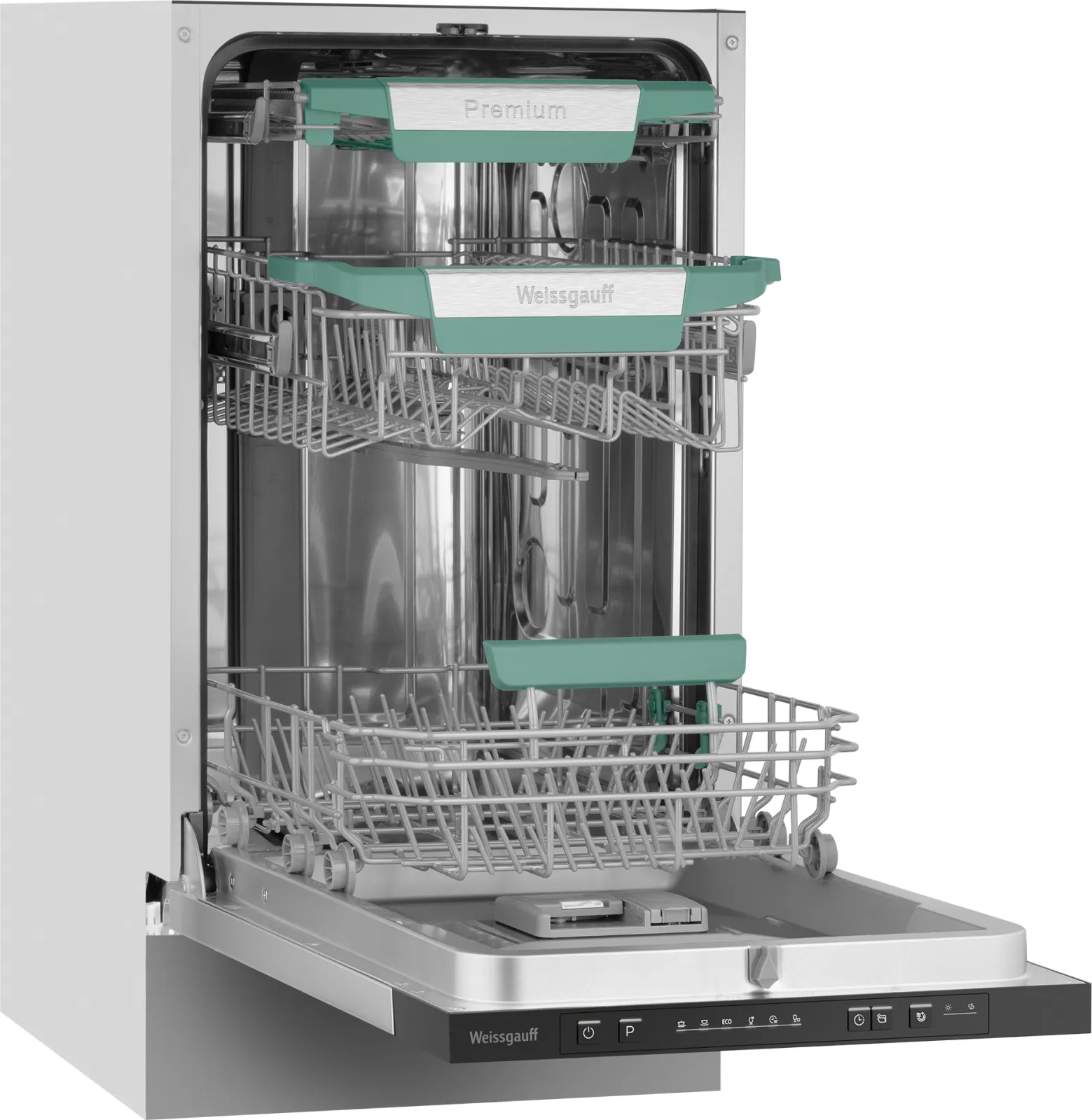 Посудомоечная машина Weissgauff BDW 4536 D Inverter AutoOpen Infolight — фото 5