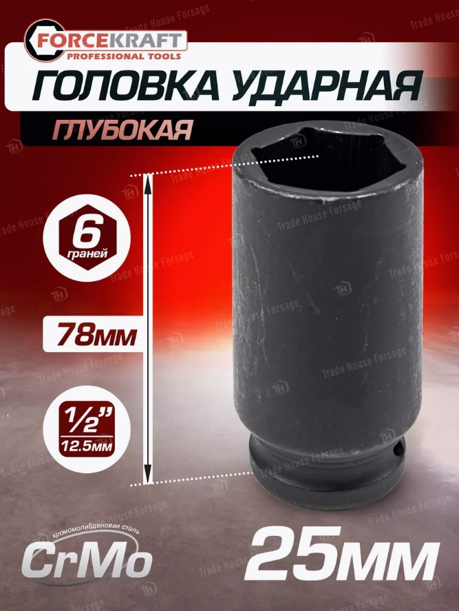 Головка слесарная ForceKraft FK-4458525 (27040) — фото 3