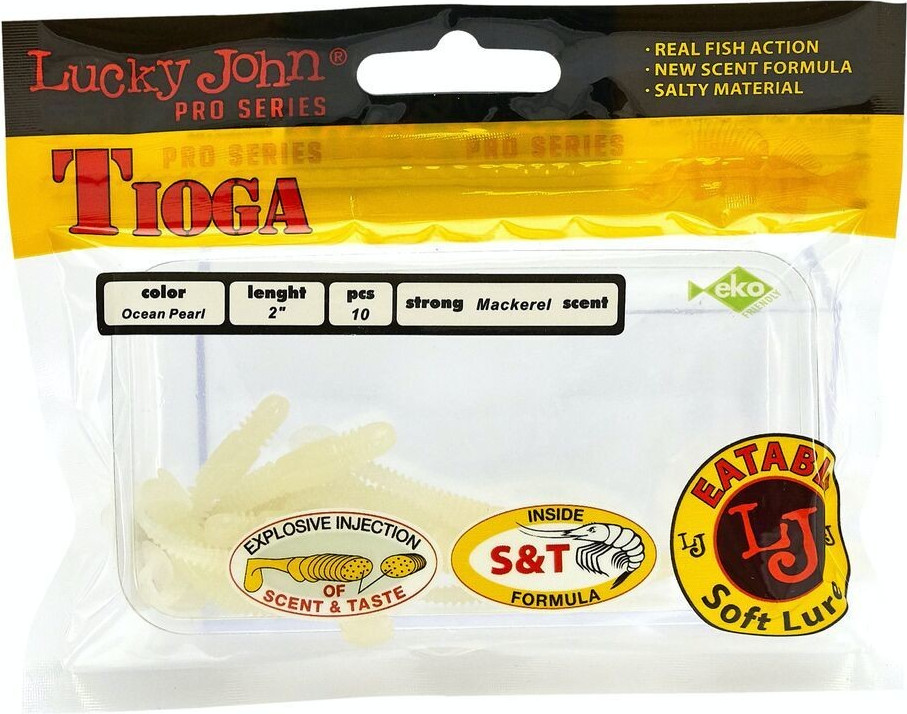 Мягкая приманка Lucky John Pro Series Tioga / 140102-033 (10шт) — фото 3