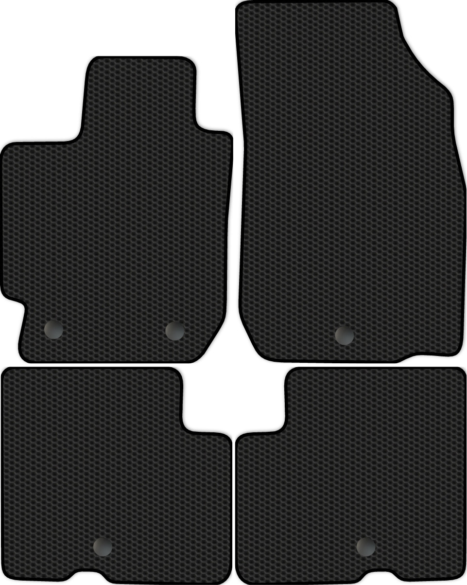 Комплект ковриков для авто Alicosta 0925_1 для Nissan Almera III седан/G15 2012-2019 (EVA соты, черный)
