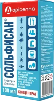 Концентрат от насекомых Apicenna Сольфисан бытовой (100мл)