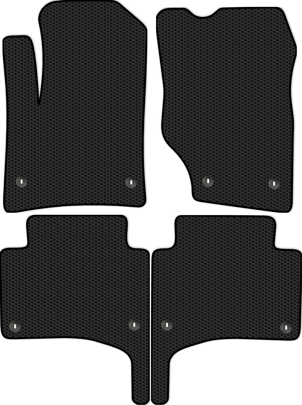 Комплект ковриков для авто Alicosta 1094_1 для Porsche Cayenne SUV/957/955 2002-2010 (EVA соты, черный)