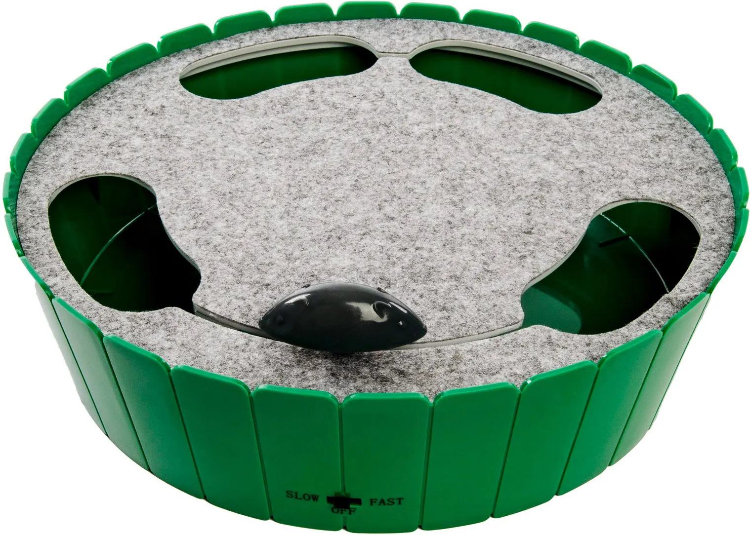 Игрушка для кошек SkyRus Burrow Mouse / 53275/SR (зеленый, с батарейками)