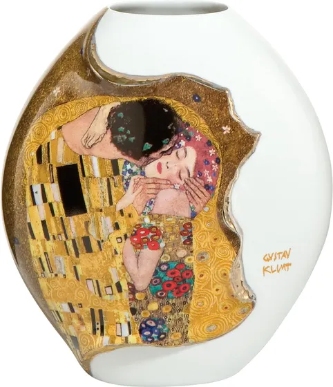Ваза Goebel Artis Orbis Gustav Klimt Поцелуй / 66-500-40-1