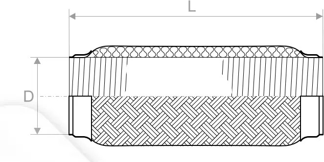 Гофра глушителя Autopartner 55x100VW — фото 3