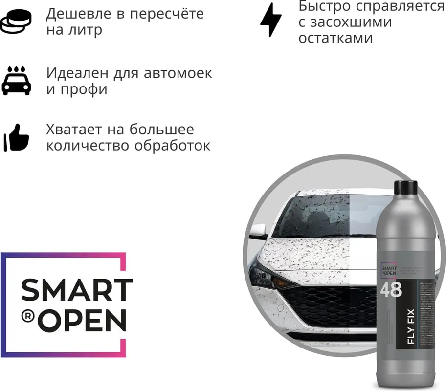 Очиститель кузова Smart Open FLY FIX 48 / 15481 — фото 4