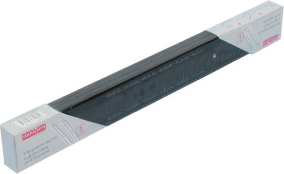 Комплект направляющих мебельных StahlBuro Шариковые 45-400 16" (2шт, черный)