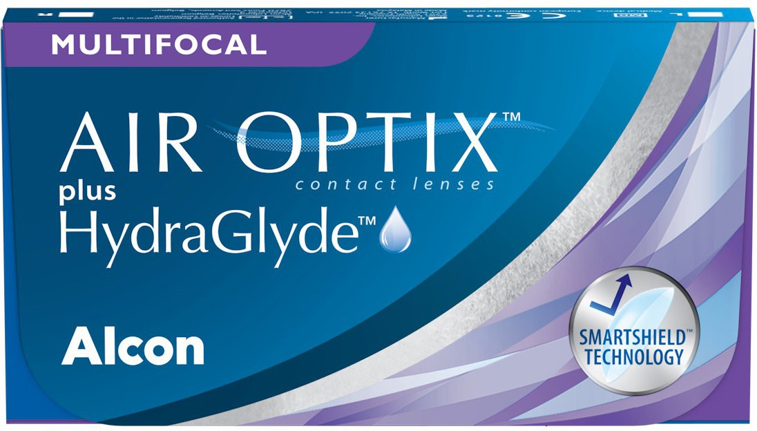 Контактная линза Air Optix HydraGlyde Multifocal Sph +0.50 HI ADD +2.5 R8.6